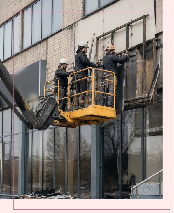 Демонтаж наружной рекламы в Губахе по цене от 5701 р. | Аванза-Гбх